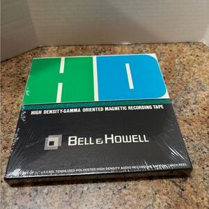 Sealed Bell & Howell HD 36TP 3600’ 1/4”x.5 mil Audio Recording Tape on 7” Reel
